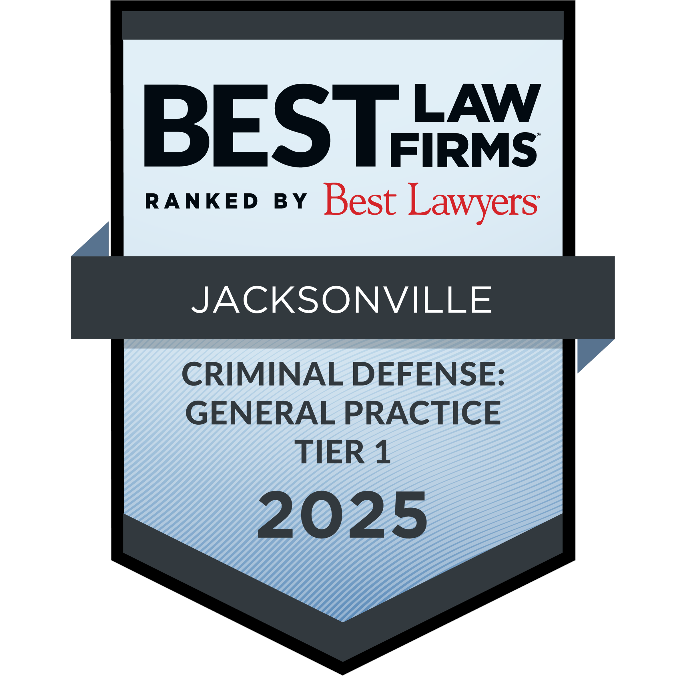Best Law Firms Ranked By Best Lawyers | Jacksonville | Criminal Defense: General Practice Tier 1 | 2025