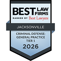 Best Law Firms | Ranked By Best Lawyers | Jacksonville | Criminal Defense: General Practice Tier 1 | 2026
